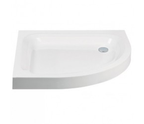 Lakes Height Stone Resin Offset Right Hand Quadrant Shower Tray 900mm x 760mm