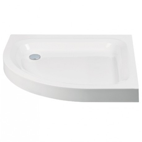 Lakes Height Stone Resin Offset Left Hand Quadrant Shower Tray 1000mm x 800mm