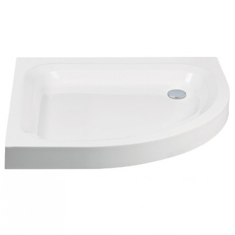 Lakes Standard Stone Resin Offset Right Hand Quadrant Shower Tray 1000mm x 800mm