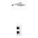 Kartell Element Option 2 Thermostatic Concealed Shower Inc Fixed Overhead Drencher