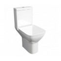 Kartell Project Square Close Coupled Toilet With Soft Close Seat