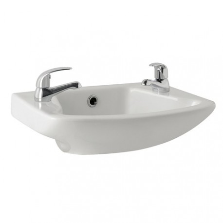 Kartell G4 520mm 2 Tap Hole Short Projection Basin