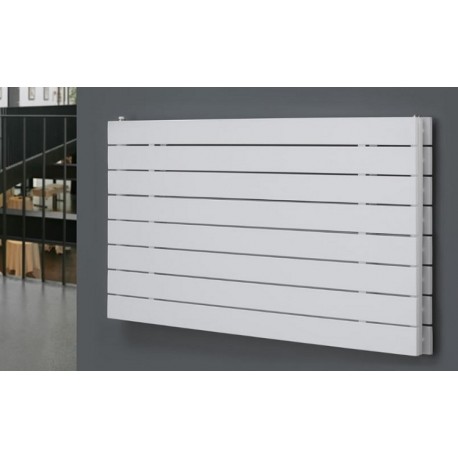 Eucotherm Mars White Horizontal Flat Double Panel Designer Radiator 595mm x 900mm