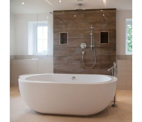 BC Designs Ovali Freestanding Bath 1690mm Long x 800mm Wide