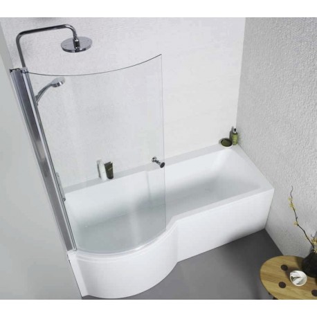 Kartell Adapt Left Hand P Shape Shower Bath 1700mm x 850mm
