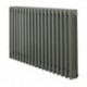 Eastgate Lazarus Grey Aluminium Horizontal 3 Column Radiator - 600 x 628