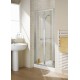 Lakes Classic Semi-Frameless Bi-Fold Shower Door 750mm Wide x 1850mm High
