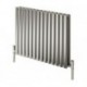 Reina Nerox Brushed Stainless Steel Double Panel Radiator 600mm x 826mm