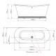 BC Designs Double Skinned Acrylic Boat Bath 1800mm x 800mm