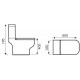 Kartell Options Toilet Technical Diagram