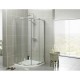 Hapton Complete Modern White Bathroom Suite with Quadrant Shower Enclosure