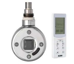Reina Thermostatic Chrome Element 900W with Remote Control