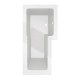 Dunham Complete Modern White Bathroom Suite with Right Hand L-Shaped Bath