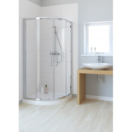 Lakes Classic Double Door Offset Quadrant Shower Enclosure 1200mm x 900mm