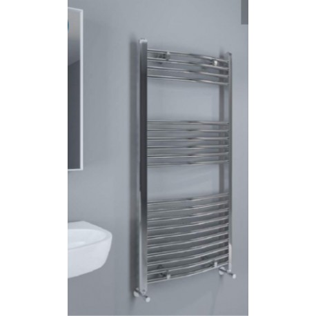 Eastbrook Wingrave Chrome Curved Heated Towel Rail 800mm x 600mm
