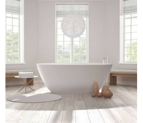 BC Designs Projekt Esseta Silk Matt Solid Surface Freestanding Bath 1510mm x 760mm