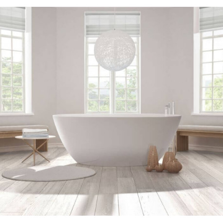 BC Designs Projekt Esseta Silk Matt Solid Surface Freestanding Bath 1510mm x 760mm