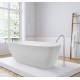 BC Designs Projekt Divita Silk Matt Solid Surface Freestanding Bath 1495mm x 720mm