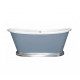 BC Designs Double Skinned Acrylic Boat Bath with Aluminium Plinth 1700mm x 750mm