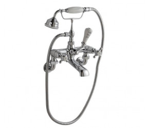 BC Designs Victrion Crosshead Wall Mounted Bath Shower Mixer