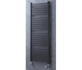 Eucotherm Fino Anthracite Ladder Towel Radiator 765mm High x 480mm Wide