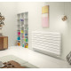 Eucotherm Mars Deluxe White Double Panel Horizontal Flat Panel Radiator 595mm x 1800mm