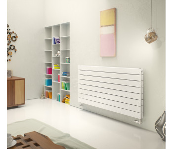 Eucotherm Mars Deluxe White Double Panel Horizontal Flat Panel Radiator 595mm x 1800mm