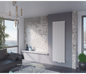 Eucotherm Corus White Vertical Designer Radiator 1800mm x 300mm