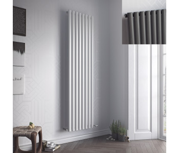 Eucotherm Nova Single Panel Anthracite Vertical Radiator 1800mm x 236mm