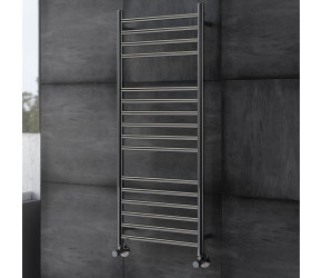 DBS Straight Polished Stainless Steel Towel Rail 1000mm High x 400mm Wide