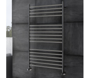 DBS Straight Polished Stainless Steel Towel Rail 1000mm High x 600mm Wide