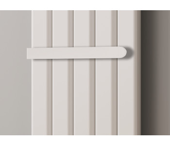 Reina Aluminium Radiator Towel Bar 450mm Single White