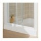 Lakes Classic Semi-Frameless Bi-Fold Shower Door 900mm Wide x 1850mm High
