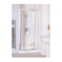 Lakes Classic Semi-Frameless Pivot Shower Door 750mm Wide x 1850mm High