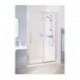 Lakes Classic Semi-Frameless Sliding Shower Door 1500mm Wide x 1850mm High