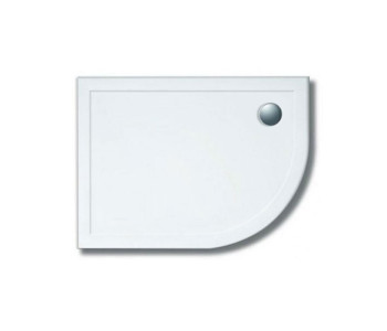 Lakes Stone Resin Low Profile Offset Right Hand Quadrant Shower Tray 1200mm x 800mm
