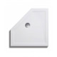 Lakes Contemporary Lightweight Low Profile Pentagon Shower Tray 900mm x 900mm