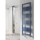 Reina Bolca Blue Satin Aluminium Designer Heated Towel Rail 1530mm x 485mm