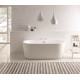 BC Designs Ancora Back To Wall Freestanding Bath 1640mm Long x 760mm Wide