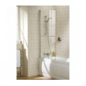 Lakes Classic Square Bath Screen With Rail 800mm x 1500mm
