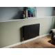 Eucotherm Mars 600 Vertical Anthracite Double Flat Panel Radiator 600mm x 1420mm