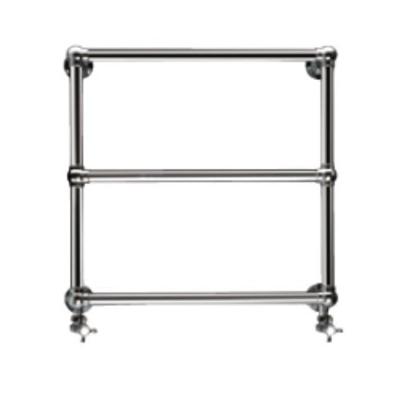 Eastbrook Stour Traditional Chrome Towel Rail 690mm High x 600mm Wide