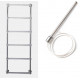 Eastbrook Stour Traditional Chrome Towel Rail 1550mm High x 500mm Wide