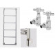 Eastbrook Stour Traditional Chrome Towel Rail 1550mm High x 500mm Wide