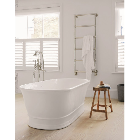 BC Designs Aurelius Freestanding Cian Solid Surface Bath 1740mm Long x 760mm Wide