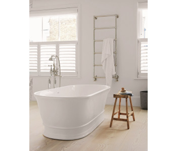 BC Designs Aurelius Freestanding Cian Solid Surface Bath 1740mm Long x 760mm Wide