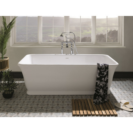 BC Designs Magnus Cian Solid Surface Bath 1680mm Long x 750mm Wide