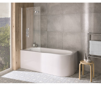 BC Designs Ancorner Left Hand Shower Bath 1700mm x 750mm