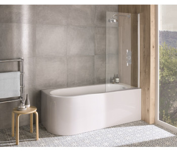 BC Designs Ancorner Right Hand Shower Bath 1700mm x 750mm