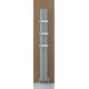 Eastbrook Malmesbury Matt Grey Vertical Aluminium Radiator 1800mm x 185mm